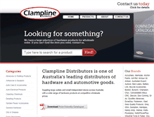 Tablet Screenshot of clampline.com.au